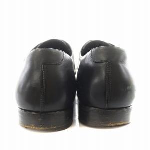 DOLCE&GABBANA ビジネスシューズ ポインテッドトゥ レースアップ レザー 7.5 黒 ブラック 1393 /AN12