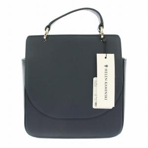 ダニ DANI ハンドバッグ リュックサック 2way レザー タグ付き OS 紺 ネイビー 51277