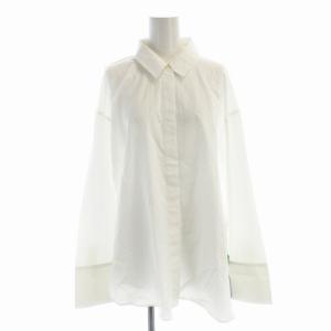 シャツ ブラウス 長袖 大きいサイズ 3L 白 ホワイト 12961-04135 /EE