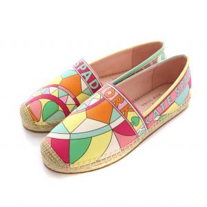 GEO SUN ESPADRILLES ジオ サン エスパドリーユ シューズ スリッポン US8 マルチカラー