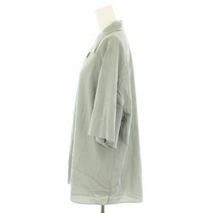 TODAYFUL 23SS ハーフスリーブクレープシャツ Halfsleeve Crape Shirts ブラウス オープンカラー