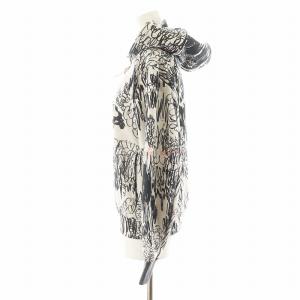 mina perhonen cache-cache パーカー ジップアップ 36 ベージュ ブラック aca8950