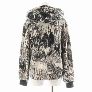 mina perhonen cache-cache パーカー ジップアップ 36 ベージュ ブラック aca8950