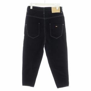 mina perhonen always テーパードデニム パンツ 34 ネイビー dN4362D