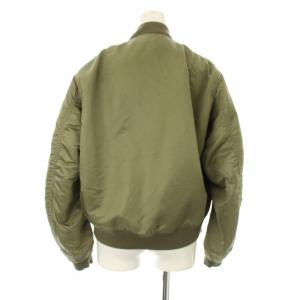 6 ROKU BEAUTY&YOUTH NYLON MA-1 ボンバージャケット ミリタリー ブルゾン 36 カーキ 1625-105-3899