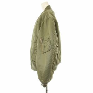 6 ROKU BEAUTY&YOUTH NYLON MA-1 ボンバージャケット ミリタリー ブルゾン 36 カーキ 1625-105-3899