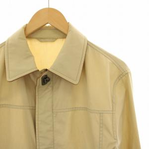 Salvatore Ferragamo コーチジャケット ブルゾン ジップアップ ガンチーニ 48 ベージュ 136180843 /HN