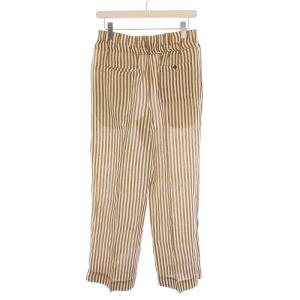 TODAYFUL 23SS Linen Easy Pants リネンイージーパンツ スラックス ウエストゴム ストライプ柄
