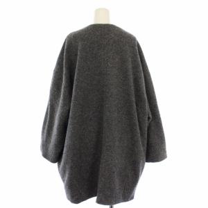 TODAYFUL Wool Cocoon Coat ノーカラーコート アウター 38 グレー 11920009 /TK