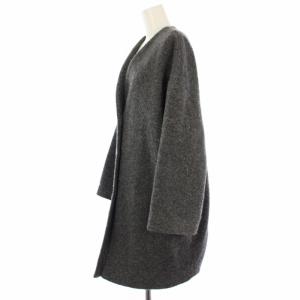 TODAYFUL Wool Cocoon Coat ノーカラーコート アウター 38 グレー 11920009 /TK