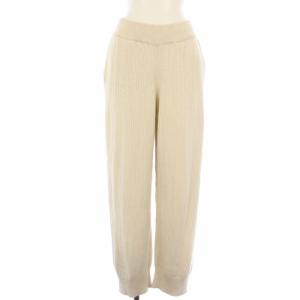 23AW Easy Rib Knit Pants イージーパンツ ニット 38 ベージュ 12320708