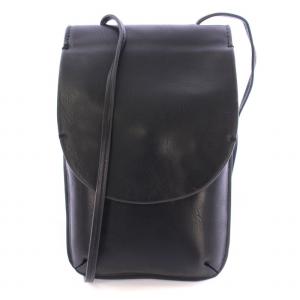 マルチポシェット ショルダーバッグ レザー ロゴ 黒 ブラック /BB