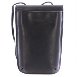 TODAYFUL マルチポシェット ショルダーバッグ レザー ロゴ 黒 ブラック /BB