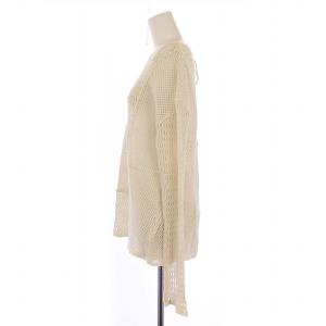 TODAYFUL Patchwork Mesh Tops パッチワークメッシュトップス サマーニット 長袖 クルーネック