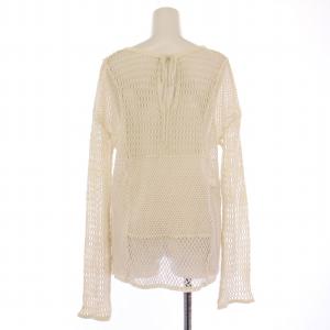 TODAYFUL Patchwork Mesh Tops パッチワークメッシュトップス サマーニット 長袖 クルーネック