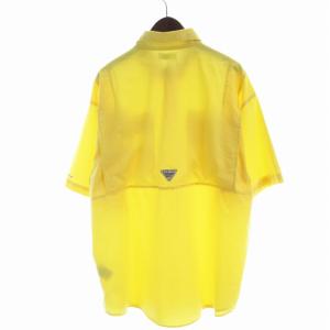 Columbia PFG フィッシングシャツ ナイロン XL 黄 イエロー FM7266 /EE