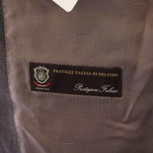 gotairiku TALLIA DI DELFINO テーラードジャケット 背抜き シングル 2B リネン シルク 38L（AB6）ブラウン