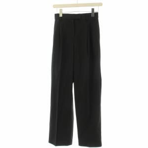 タックテーパードトラウザーズ パンツ 38 黒 ブラック 12010724 /OR
