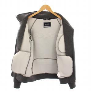 muta MARINE ボンディング スウェット ジップ パーカー S ダークグレー TKMO-15401 /YM