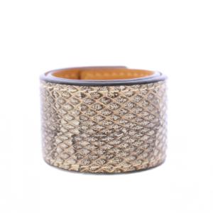 スラップ ブレスレット スモール レザー グレー /BB OH