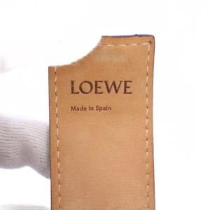 LOEWE スラップ ブレスレット スモール レザー グレー /BB OH