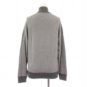 BURBERRY BLACK LABEL ニットジャケット ブルゾン アウター ジップアップ ハイネック ストレッチ ショート丈 ロゴ 刺繍 ワンポイント