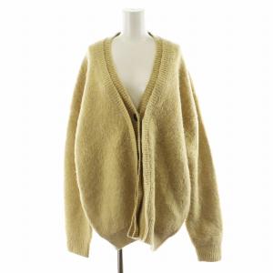 23AW ブラッシュドVネックカーディガン Brashed Vneck Cardigan F ベージュ