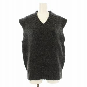 22AW Mottle Yarn Knit Vest モトルヤーンニットベスト プルオーバー Vネック
