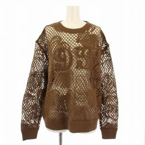 25SS FAREA コットンヤーンニット M ブラウン