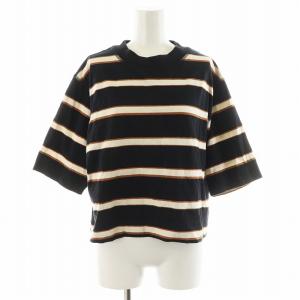 24SS OUTLINE STRIPE JERSEY Tシャツ カットソー 半袖 ボーダー柄 コットン
