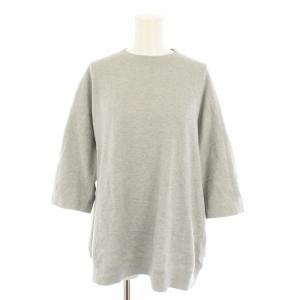 Tシャツ カットソー クルーネック 七分袖 2 グレー 0233-U7067-0207 /YT