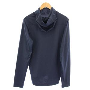 ARC’TERYX REMIGE HOODY レミージフーディー カットソー 長袖 ストレッチ ロゴ M 紺 ネイビー /BB