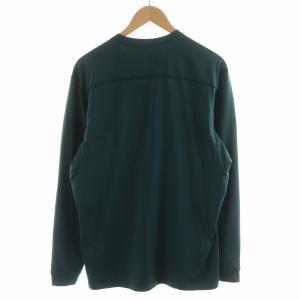 ARC’TERYX ロー クルーネック Rho LT Crew Neck Tシャツ カットソー 長袖 ロゴ L 緑 グリーン