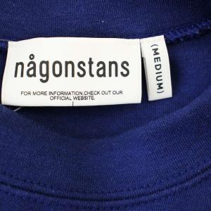 nagonstans スウェット 470FA880-0500 トレーナー レイヤードスウェット 長袖 M 青 ネイビー /G