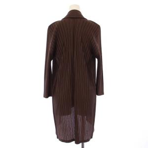 PLEATS PLEASE ISSEY MIYAKE イッセイミヤケ ジャケット 薄手 3 ブラウン