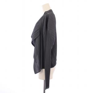 PLEATS PLEASE ISSEY MIYAKE イッセイミヤケ カーディガン 4 グレー
