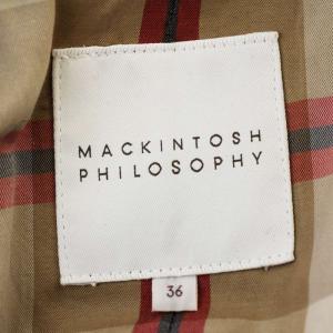 MACKINTOSH PHILOSOPHY MACKINTOSHPHILOSOPHY ダッフルコート H5B10-824-29 ウール混 フード 36 黒 ブラック /G