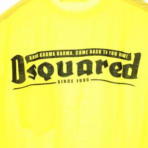 DSQUARED2 Tシャツ カットソー 半袖 ロゴ Ｍ 黄 イエロー 71GC352 /OR
