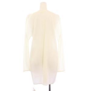 PLEATS PLEASE ISSEY MIYAKE イッセイミヤケ プリーツロングカーディガン 3 ホワイト PP13-JA101