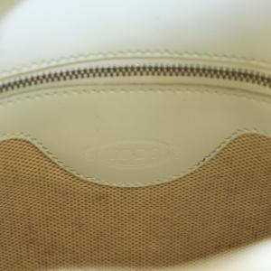 TOD'S ハンドバッグ ショルダーバッグ 2way レザー 白 ホワイト /AN3 D