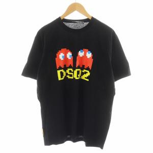 23SS パックマン PAC-MAN COOL FIT Tシャツ カットソー 半袖 プリント XL 黒