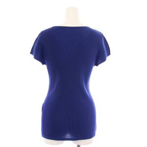 PLEATS PLEASE ISSEY MIYAKE イッセイミヤケ プリーツカットソー 半袖 無地 3 ブルー PP13-FK322 /KH