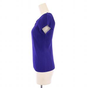 PLEATS PLEASE ISSEY MIYAKE イッセイミヤケ カットソー 半袖 ストレッチ 無地 3 紫 パープル /BB