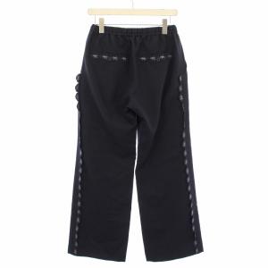 PLEATS PLEASE ISSEY MIYAKE イッセイミヤケ イージーパンツ スラックス ウエストゴム 装飾 3 紺 ネイビー /BB