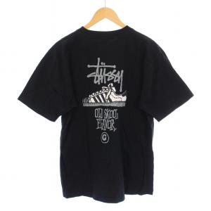 80s 後期 STUSSY 黒タグ USA製 Flash Art ロゴ Tシャツ 80s 後期 STUSSY 黒タグ USA製 Flash Art ロゴ Tシャツ