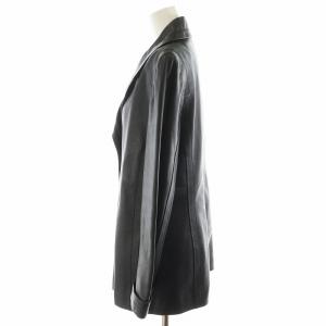 LOEWE レザージャケット 40 ブラック