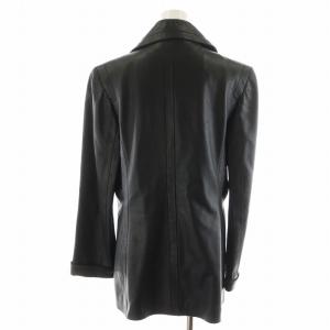 LOEWE レザージャケット 40 ブラック