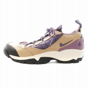 エア マダ AIR MADA スニーカー シューズ US10.5 28.5cm ベージュ 紫 パープル