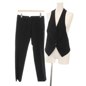 セットアップ 上下 ベスト パンツ 38 黒 NFW02.PM NFP06.PM /YM