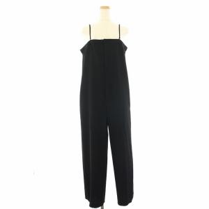 24SS ベアトップオールインワン サロペット ワイド 38 黒 ブラック 24040220302020